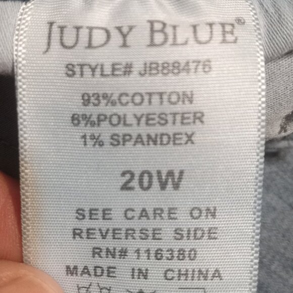 Judy Blue W High Waist Tummy Control Slim Boot Jeans 20W JB88476 - Picture 6 of 6